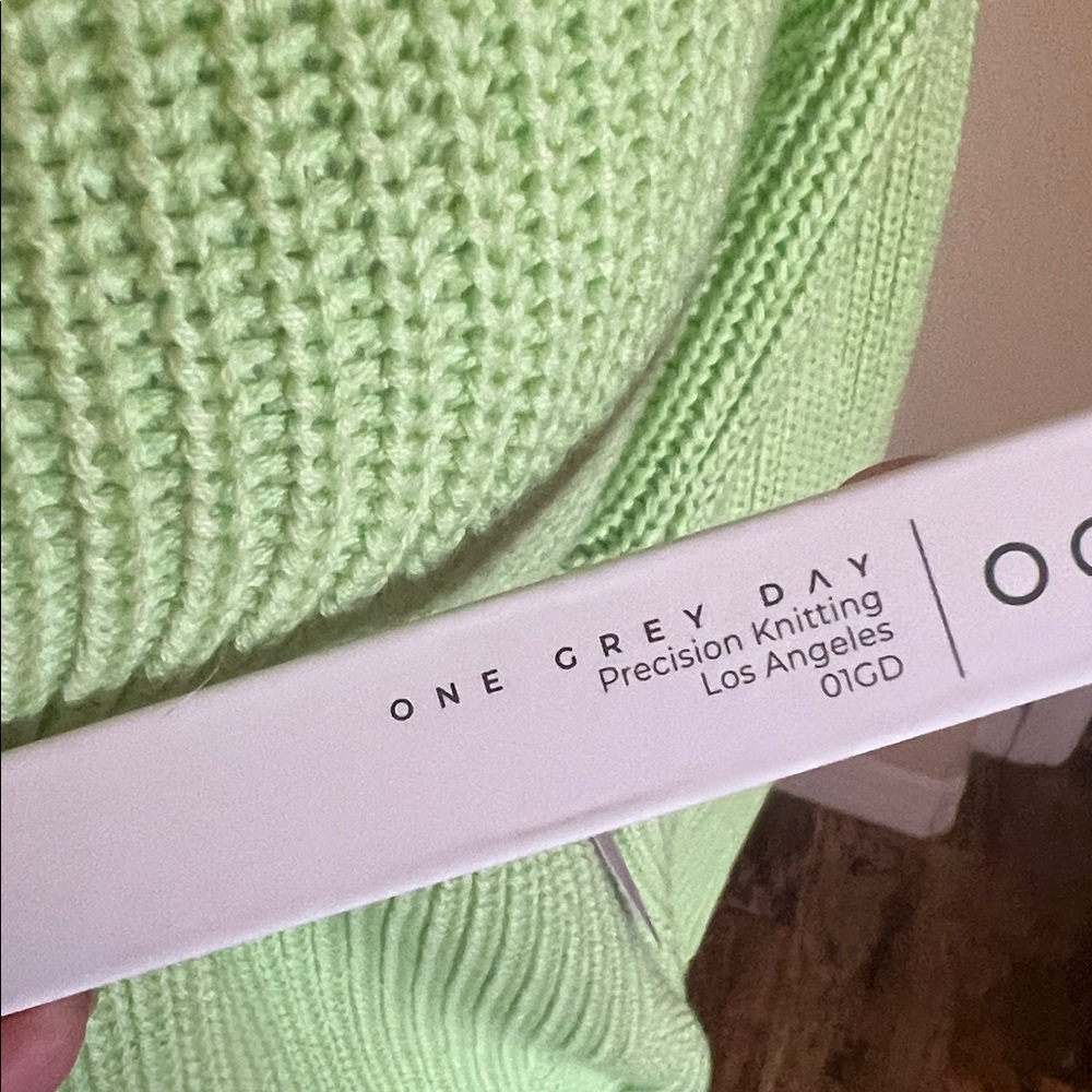 Revolve One Grey Day Ribbed Sweater - Picture 12 of 12